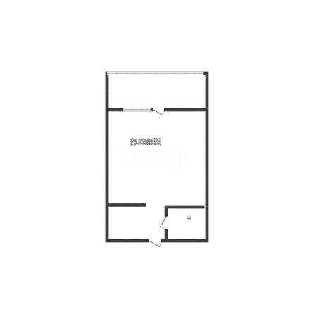 
  Продается студия 17.6 м². Фото 1.