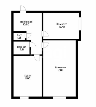 
  Продается 2-комн. квартира 57.5 м². Фото 21.