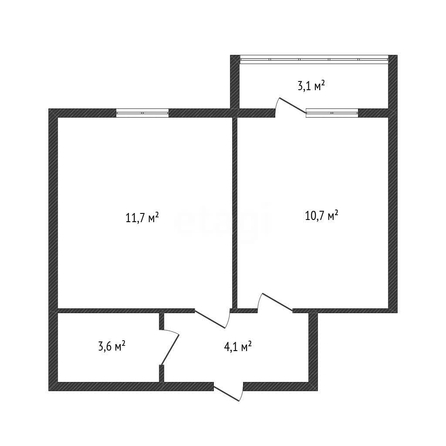 
  Продается 1-комн. квартира 30.1 м². Фото 1.