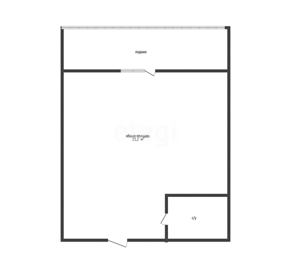 
  Продается студия 21.7 м², в ЖК ДОГМА ПАРК, лит 17. Фото 1.