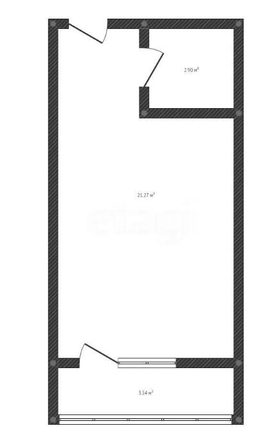 
  Продается студия 24.2 м². Фото 1.
