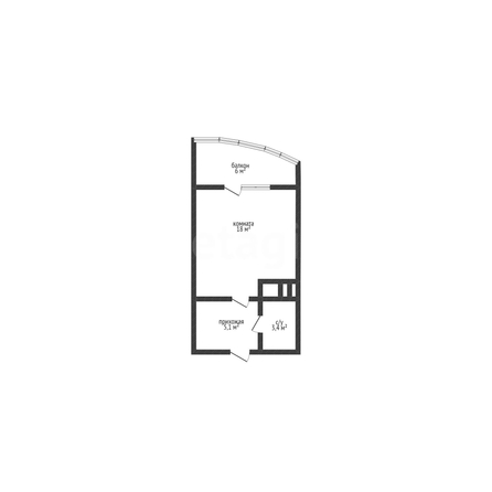 
  Продается студия 26.5 м². Фото 1.
