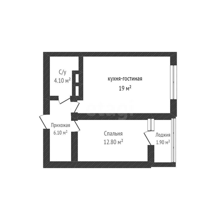 
  Продается 1-комн. квартира 42.9 м². Фото 1.