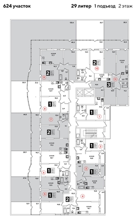 
  Продается 2-комн. квартира 223.7 м², в ЖК Самолет, литера 29. Фото 2.