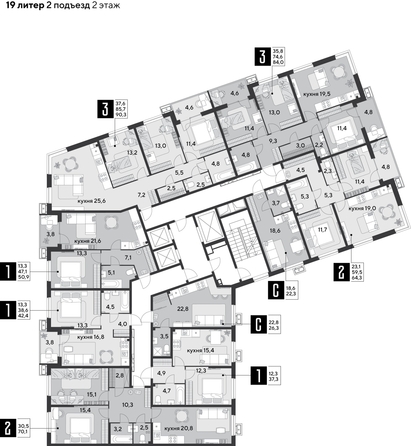 
  Продается 2-комн. квартира 64.3 м². Фото 2.