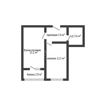 
  Продается 1-комн. квартира 36.5 м². Фото 1.