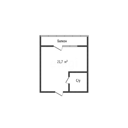 
  Продается студия 21.7 м². Фото 1.