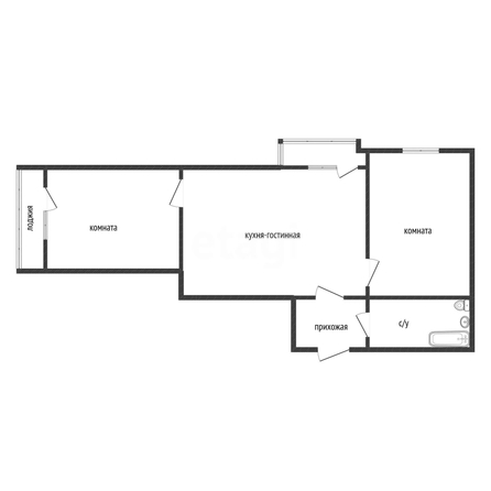 
  Продается 2-комн. квартира 60.3 м², в ЖК Клубный квартал Европа, 5, литера 2. Фото 3.