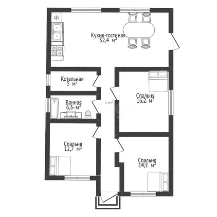 
  Продается дом 100.7 м². Фото 3.