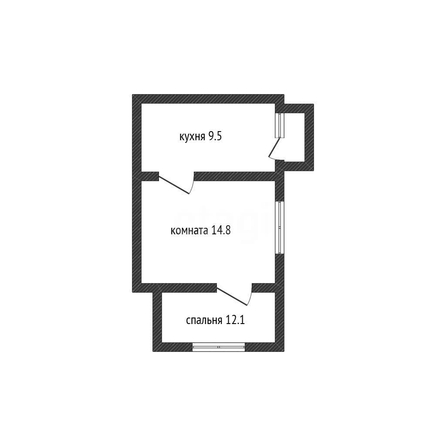 
  Продается 2-комн. квартира 36.4 м². Фото 1.
