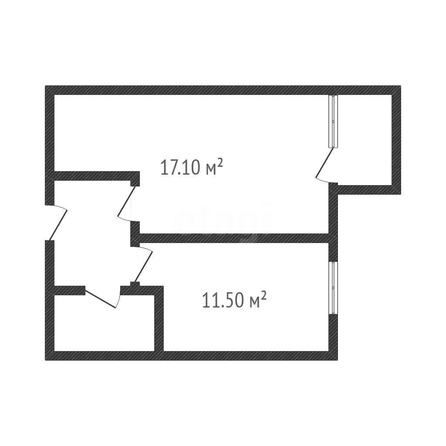 
  Продается 1-комн. квартира 36.8 м². Фото 1.