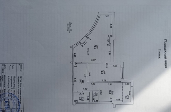 
   Продам 2-комнатную квартира, 75 м², Кирова ул, 1

. Фото 3.