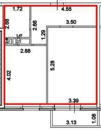 
  Продам 1-комн. квартира 41 м². Фото 3.