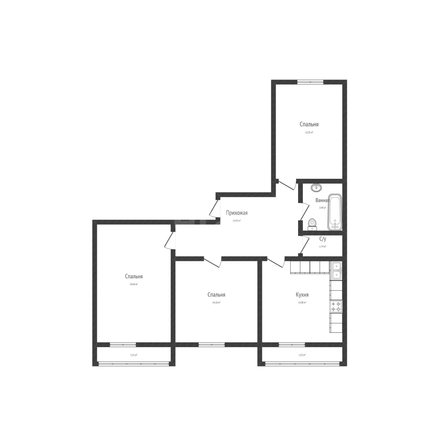 
  Продается 3-комн. квартира 77.7 м². Фото 4.