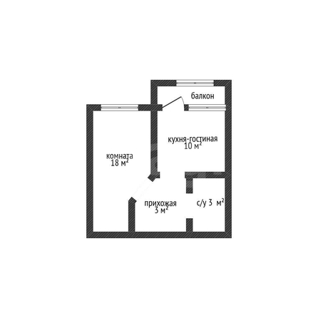 
  Продается 1-комн. квартира 34.8 м². Фото 1.