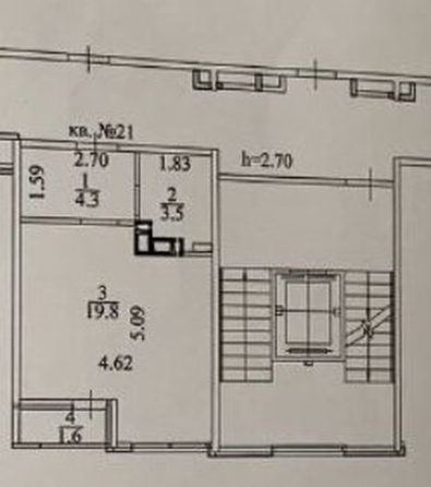 
  Продается студия 29.2 м². Фото 2.