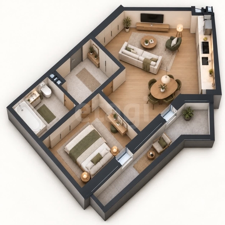 
  Продается 1-комн. квартира 37.3 м². Фото 6.
