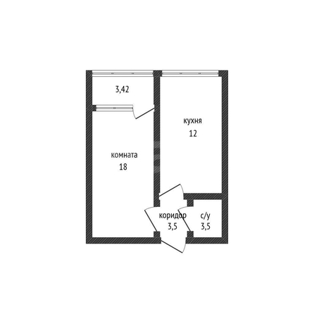 
  Продается 1-комн. квартира 39.3 м². Фото 1.
