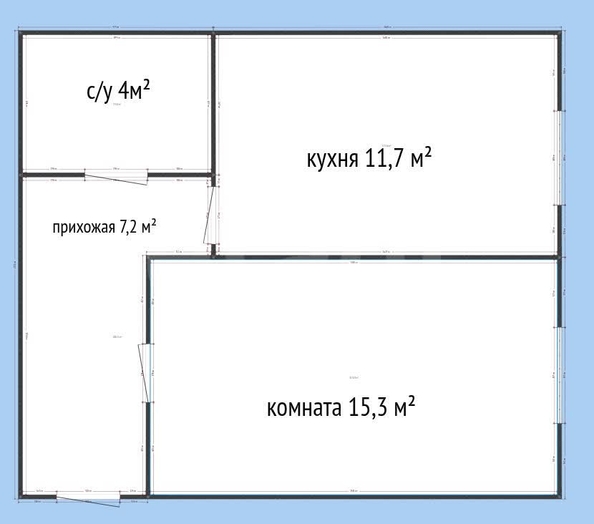 
  Продается 1-комн. квартира 38.2 м². Фото 1.