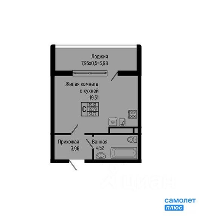
  Продается студия 31.8 м². Фото 22.