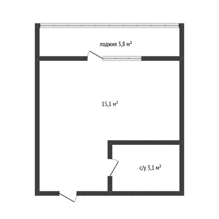 
  Продается студия 18.3 м². Фото 1.