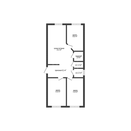 
  Продается дом 80 м². Фото 1.
