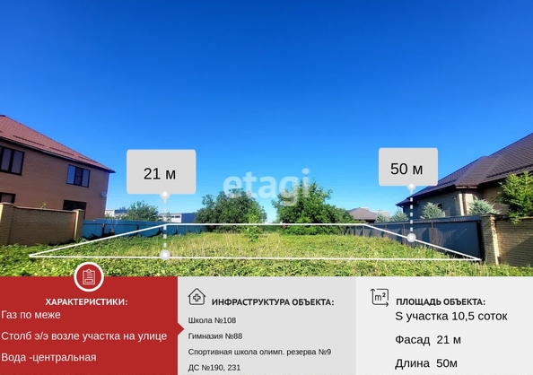 
  Продается земельный участок 10.5 соток. Фото 1.