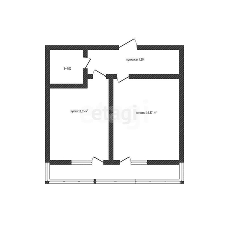
  Продается 1-комн. квартира 39.1 м². Фото 1.