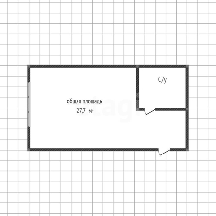 
  Продается студия 27.7 м². Фото 1.
