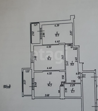 
  Продается 2-комн. квартира 56.3 м². Фото 11.
