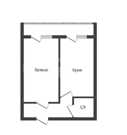 
  Продается 1-комн. квартира 38.6 м². Фото 1.