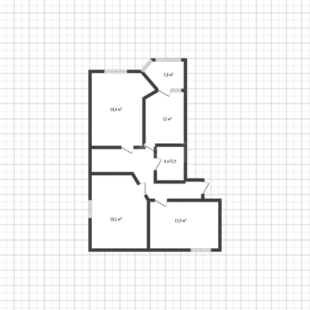 
  Продается 3-комн. квартира 81.2 м². Фото 1.