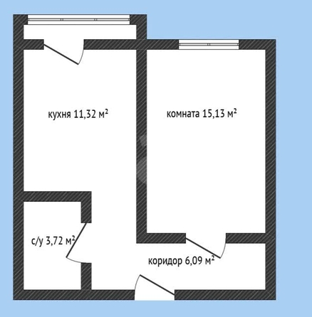
  Продается 1-комн. квартира 36.1 м². Фото 1.