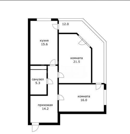 
  Продается 2-комн. квартира 72.5 м². Фото 1.