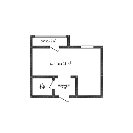 
  Продается студия 27.6 м². Фото 1.
