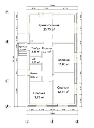 
  Продается дом 100 м². Фото 11.