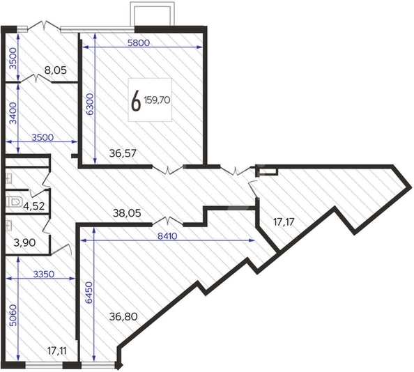 
  Продается универсальное помещение 158.7 м², в ЖК Avrora (Аврора). Фото 5.