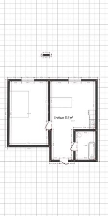 
  Продается 1-комн. квартира 35.5 м². Фото 1.
