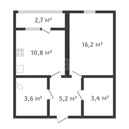 
  Продается 1-комн. квартира 39.2 м². Фото 1.