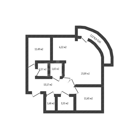 
  Продается 2-комн. квартира 74.8 м², в ЖК Neo-квартал Красная площадь, 11. Фото 1.