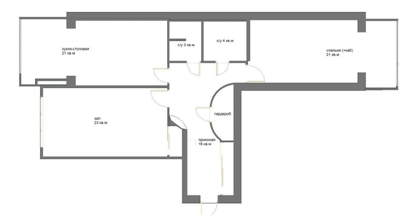 
  Продается 3-комн. квартира 88 м². Фото 22.