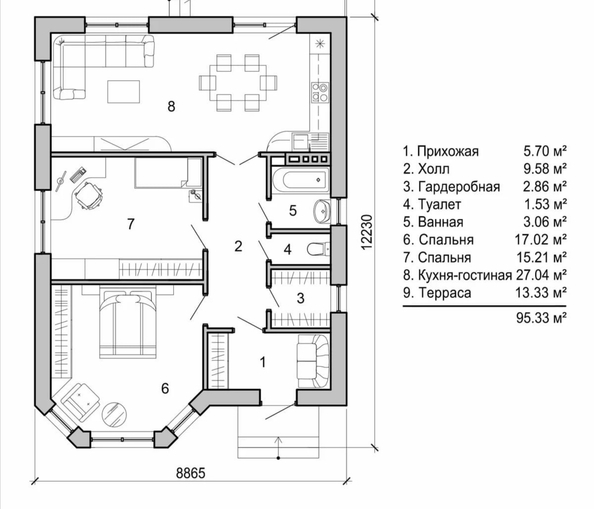 
   Продам дом, 95 м², Варваровка

. Фото 6.