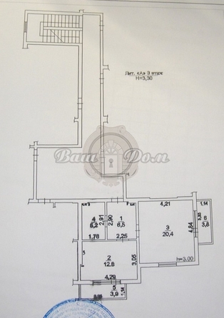 
   Продам 1-комнатную, 44.9 м², Озерная ул, 66

. Фото 17.