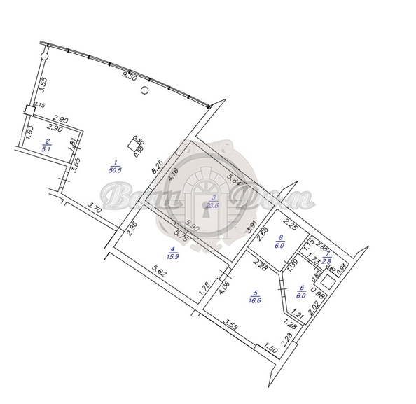
  Продается 3-комн. квартира 126.5 м². Фото 20.