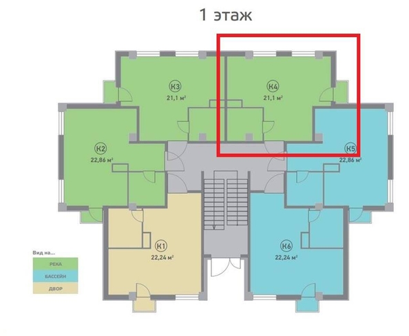 
   Продам 1-комнатную, 21.5 м², Полтавская ул, 19

. Фото 2.