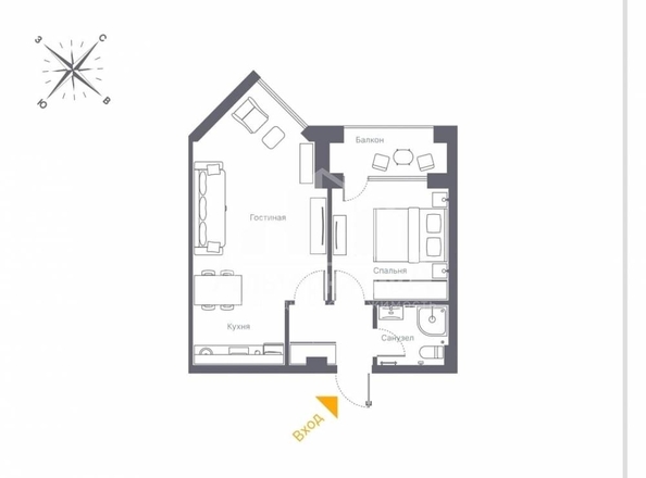 
  Продается 2-комн. квартира, 54 м², Шаумяна ул
. Фото 17.
