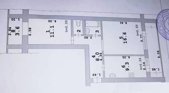
  Продается 2-комн. квартира 60 м². Фото 25.