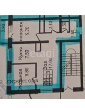 
  Продается 3-комн. квартира, 59.4 м², Крупской пер, д. 29
. Фото 13.