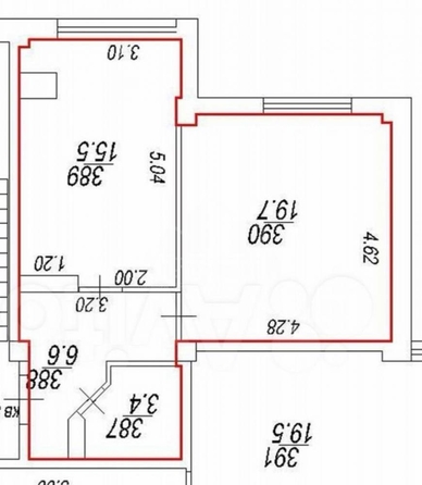 
  Продается 1-комн. квартира 45.6 м². Фото 2.