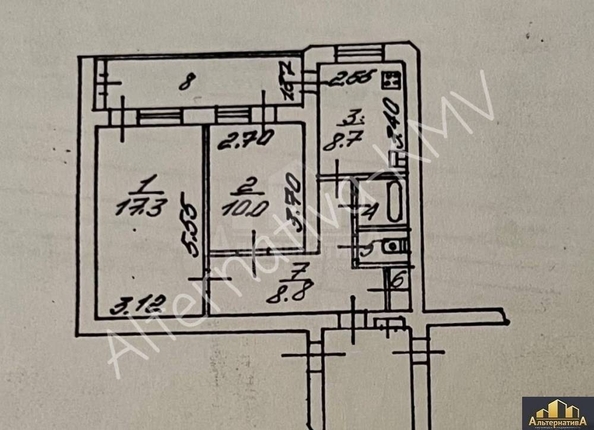 
  Продается 2-комн. квартира, 54 м², 8 Марта ул
. Фото 12.